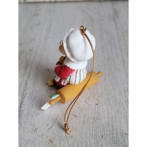 National Rennoc 1999 Mrs Claus popcorn threading ornament Xmas - Picture 3 of 6